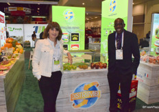 Nathalie Casal and Louis Abelli from Distrimex